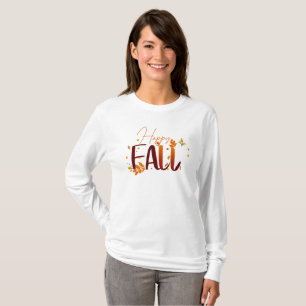 T-shirt Automne/Automne/Feuille