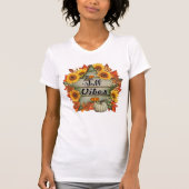T-shirt Automne Belle Collection tendance Thanksgiving (Devant)