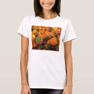 T-shirt Automne Candy Corn femmes Spaghetti réservoir