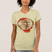 T-shirt Automne Chaque Feuille Est Fleur (Devant)