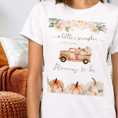 T-shirt Automne Citrouille Camion Maman à être Baby shower