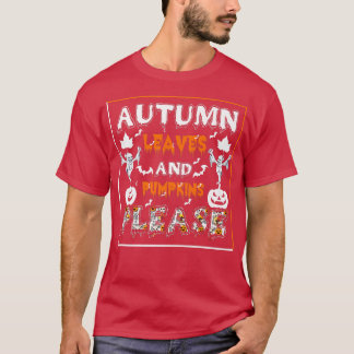T-shirt Automne Citrouille Monstres Creep It Real Happy Ha