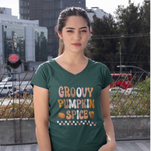 T-shirt Automne Conception Citrouille Super à l'automne
