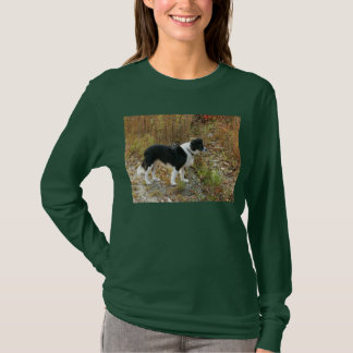 T-shirt Automne de border collie