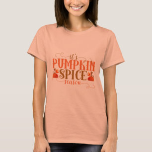 T-shirt Automne de fête mignon de saison d'épice de