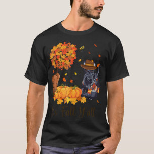 T-shirt Automne écossais Terrier écossais Amoureux des chi