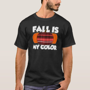 T-shirt Automne Est Ma Couleur Thanksgiving Citrouille Fla