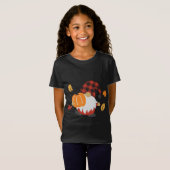 T-Shirt Automne Gnomes Citrouille Épice Automne part Thank (Devant entier)