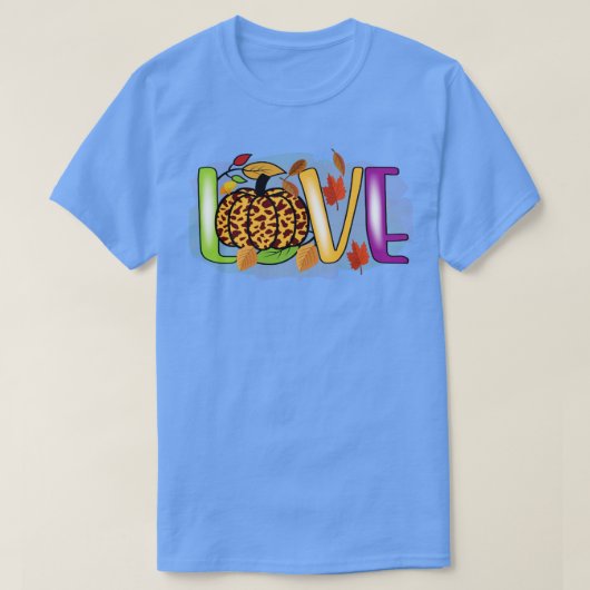 T-shirt Automne Laisser Lover Automne automne est ma coule (Design devant)