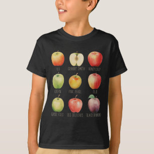 T-shirt Automne Pomme cueillir Apple Orchard Boho Farm Fes