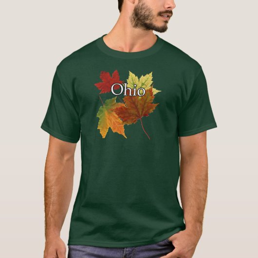 T-SHIRT AUTOMNE QUITTE EN OHIO (Devant)