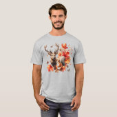 T-shirt Automne Saison Automne Du Cerf (Devant entier)