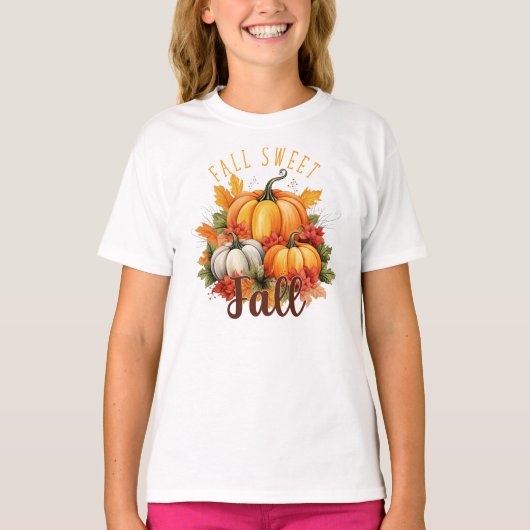 T-shirt Automne Sweet Fall (Devant)