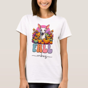 T-shirt Automne Vibes Iggy Chien Citrouille Patch Pastel G