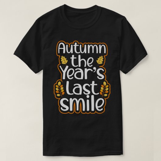 T-shirt AutomneLes années Dernier sourireAutomne Inspirati (Design devant)