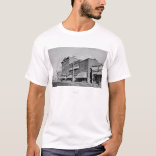 T-shirt Automnes de Klamath, OU vue recherchant la rue