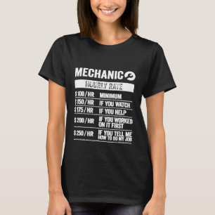 T-shirt Automobile Diesel Mécanicien Hommes garçons