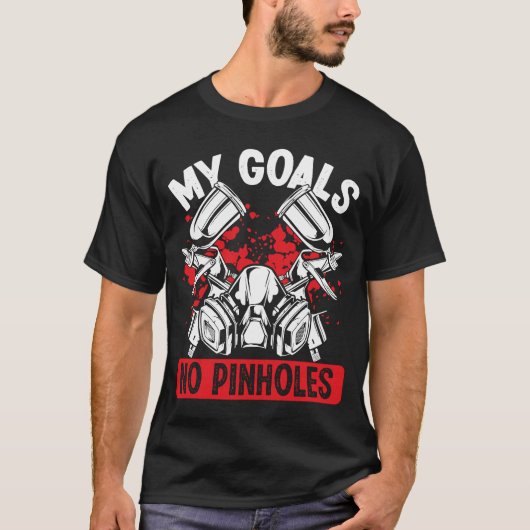 T-shirt Automobile Peinture automobile Mes objectifs Non P (Devant)