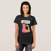 T-shirt Autonomisation des Femmes & Texte Modifiable de Co (Devant entier)