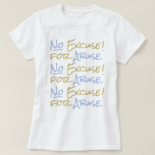 T-shirt Autonomisation des survivants : Pas d'excuse pour
