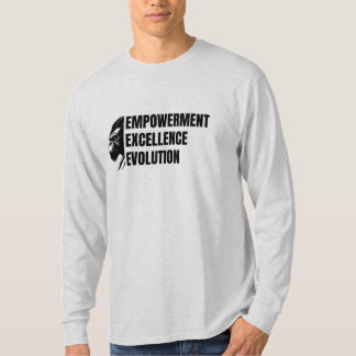 T-shirt Autonomisation. Excellence. Évolution.