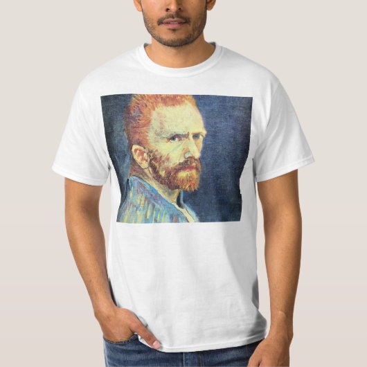 T-shirt Autoportrait avec les cheveux courts par Vincent (Devant)