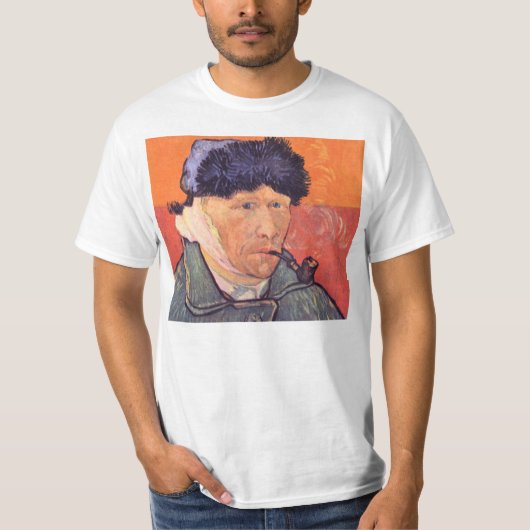 T-shirt Autoportrait avec l'oreille coupée par Vincent van (Devant)