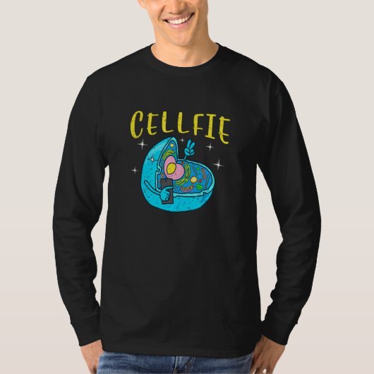 T-shirt Autoportrait de cellule Cellfie (Devant)