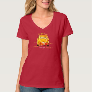 T-shirt Autoriser Latina message positif Libellé mignon Bu