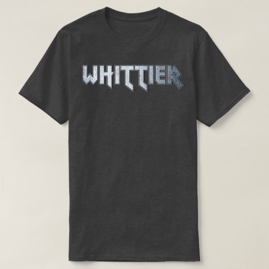 T-shirt Autorité de certification Whittier (Design devant)
