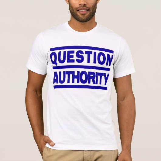 T-shirt Autorité des questions T Chemin (Devant)
