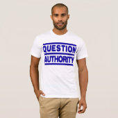 T-shirt Autorité des questions T Chemin (Devant entier)
