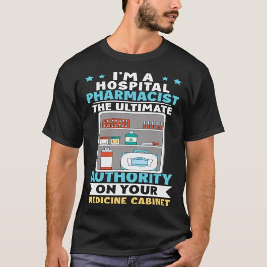 T-shirt Autorité Pharmaceutique De L'Hôpital Sur Votre Cab (Devant)