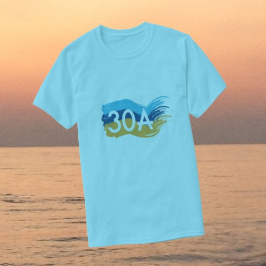 T-shirt Autoroute 30A Florida Beach Swash