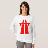 T-shirt Autoroute, Autoroute, Autobahn - Rouge (Devant entier)