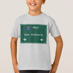 T-shirt Autoroute d'autoroute nationale de tx de San