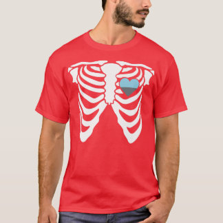 T-shirt Autoseual Gay Squelette Genderfluide Séparation 