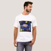 T-shirt Autour du poisson, Paul Klee (Devant entier)