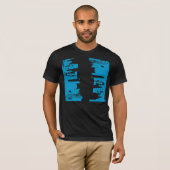 T-shirt Autour Upside Downtown Abstraction (Devant entier)