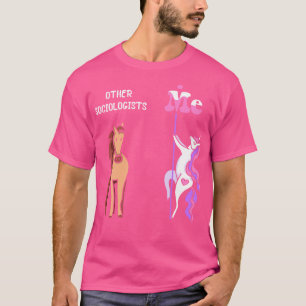 T-shirt Autres sociologues Me Tee Unicorn Sociologue Funn