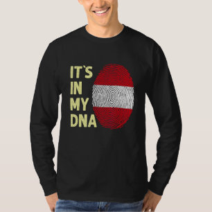T-shirt Autriche Dans Mon Adn Autriche Drapeau Équipe Autr