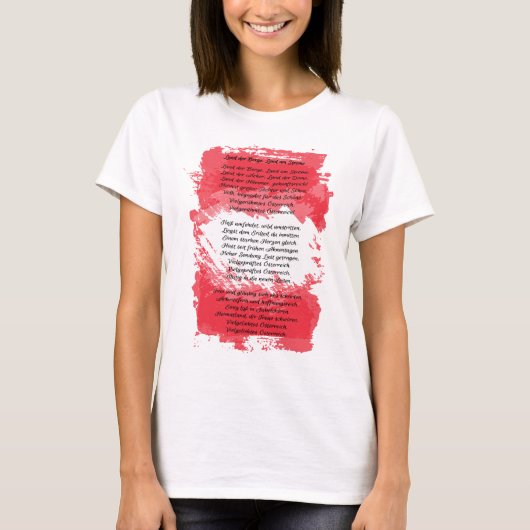T-shirt Autriche - Land der Berge, Land am Strome (Devant)