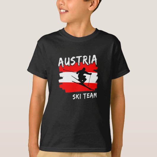 T-Shirt Autriche Ski (Devant)