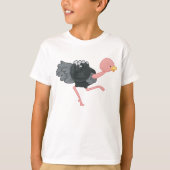 T-shirt Autruche en course (Devant)