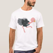 T-shirt Autruche en course (Devant)