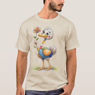 T-shirt Autruche mignonne