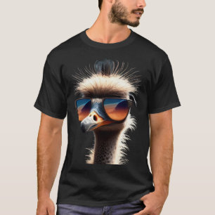 T-shirt Autruche Oiseau Émeu Ratite J'aime les Autruches A