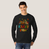 T-shirt Autumn Fall Outfit Nanny Thankful Grateful Blessed (Devant entier)