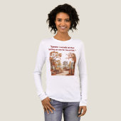 T-Shirt-– Autumn  Inspirational Quote Tri-Blend Shirt (Voorkant)