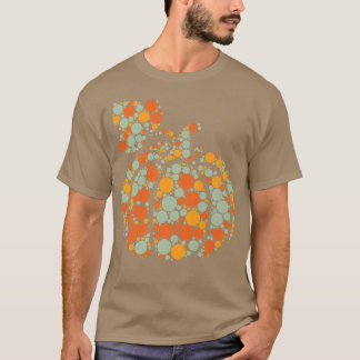 T-shirt Autumn Pumpkin Fall Harvest Polka Dot Internationa